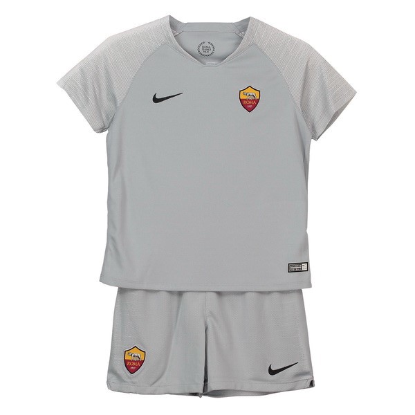 Camiseta AS Roma Segunda equipo Niños 2018-19 Gris